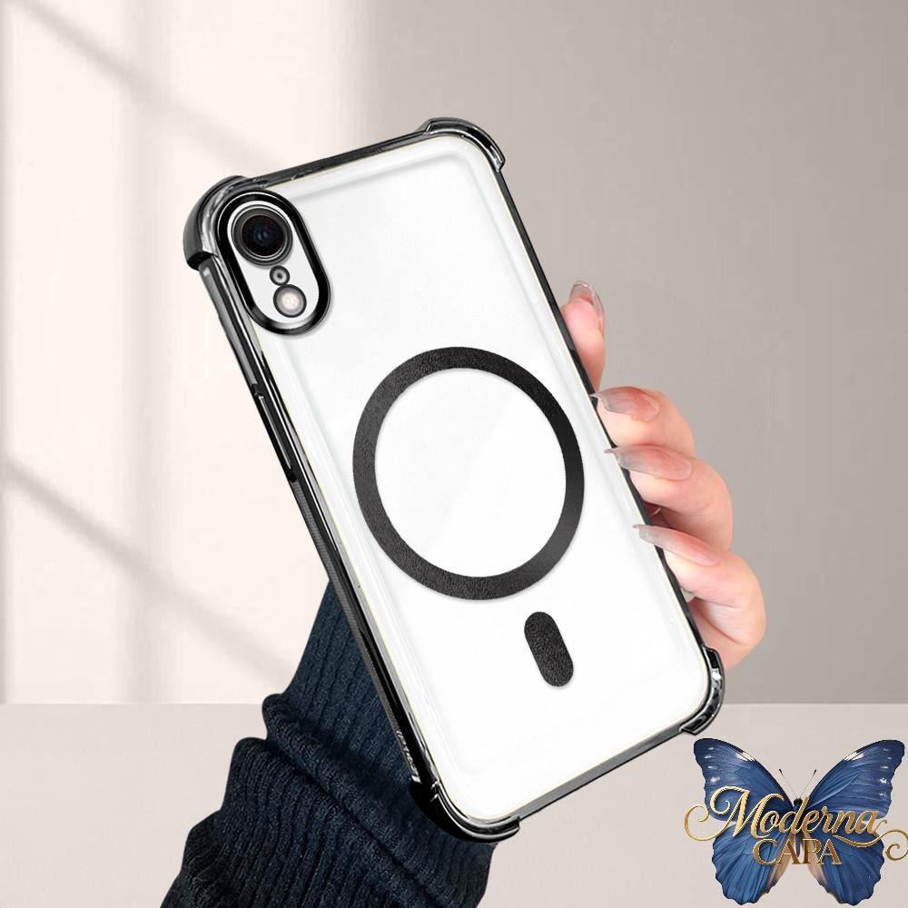 Capa Para iPhone XR Capinha Transparente De Celular Silicone Macia Protetora Do Telefone Caso 0056 FS