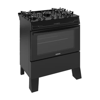 Fogão de Piso 5 Bocas Itatiaia Electra Glass Plus - Acendimento Automático, Preto, Bivolt em Oferta na Shopee