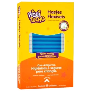 Hastes Flexíveis Piquitucho Cartucho - Embalagem com 68 Unidades em Oferta na Shopee
