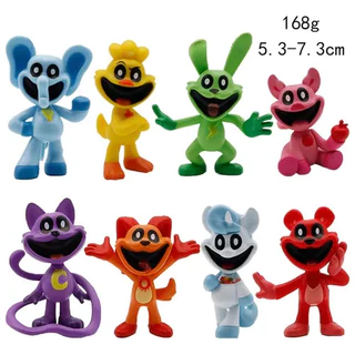 Kit Bonequinhos Poppy Playtime Cap 3 Cat Nap kit 8 Personagens