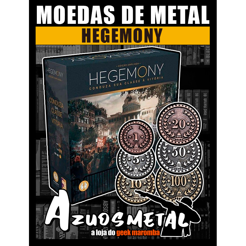 Kit Moedas de Metal: Hegemony [Moedas & Co]