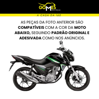 Kit Carenagem Titan 160 Preta 2017 Completo Novo