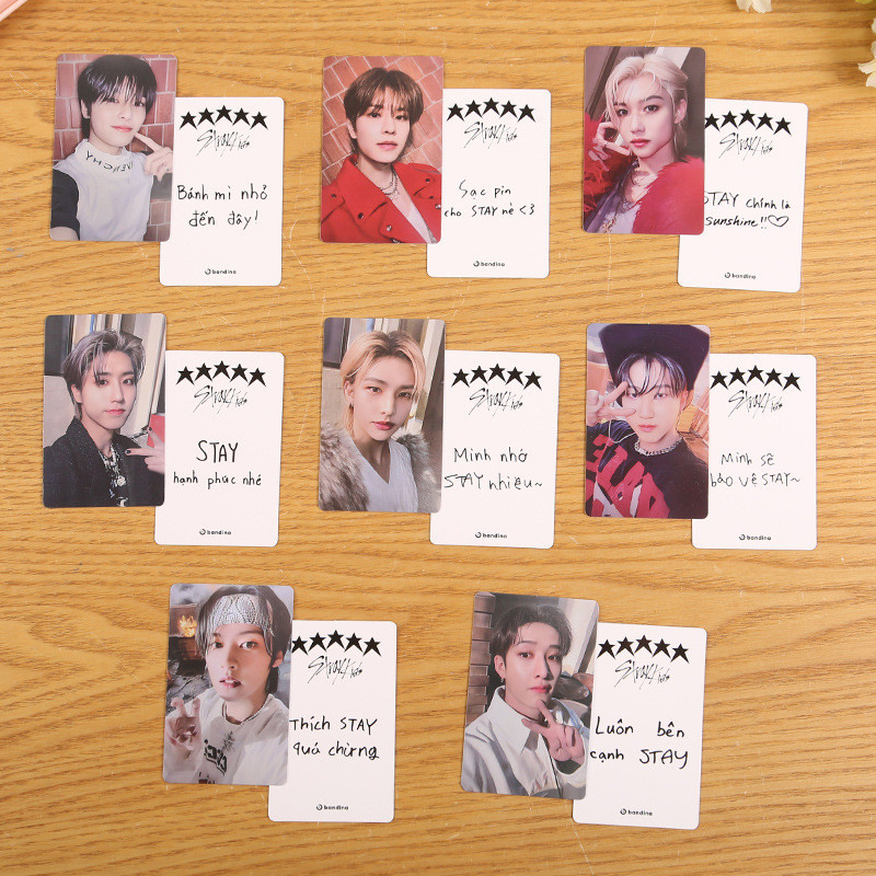 2-12pcs STRAY KIDS Lomo Cards ATE Album Bookmark 5-STAR