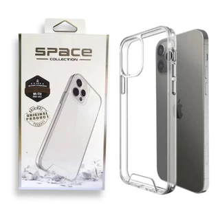 Capa Capinha Space Transparente Anti Impacto Compativel com iPhones 7 8 X XR XSMAX 11 12 13 14 15 ProMax