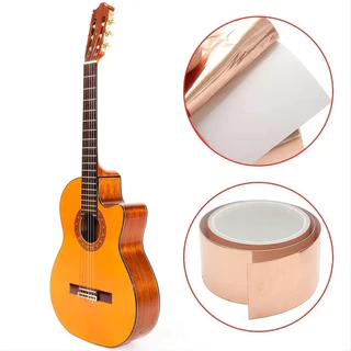 Fita De Folha De Cobre Para Guitarra Elétrica De 10m * 50mm