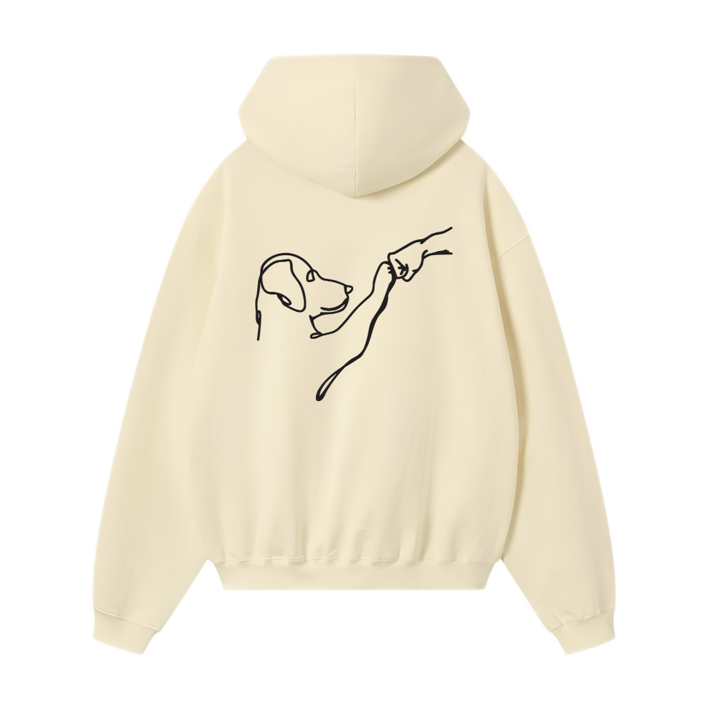 Moletom Careca Com Estampa De Cachorro Fofo Blusa Feminina Algodão