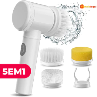 Escova De Limpeza Elétrica 5 Em 1 Purificador De Energia Mágica Para Cozinha Banheiro Escova de Limpeza Multifuncional Elétrica