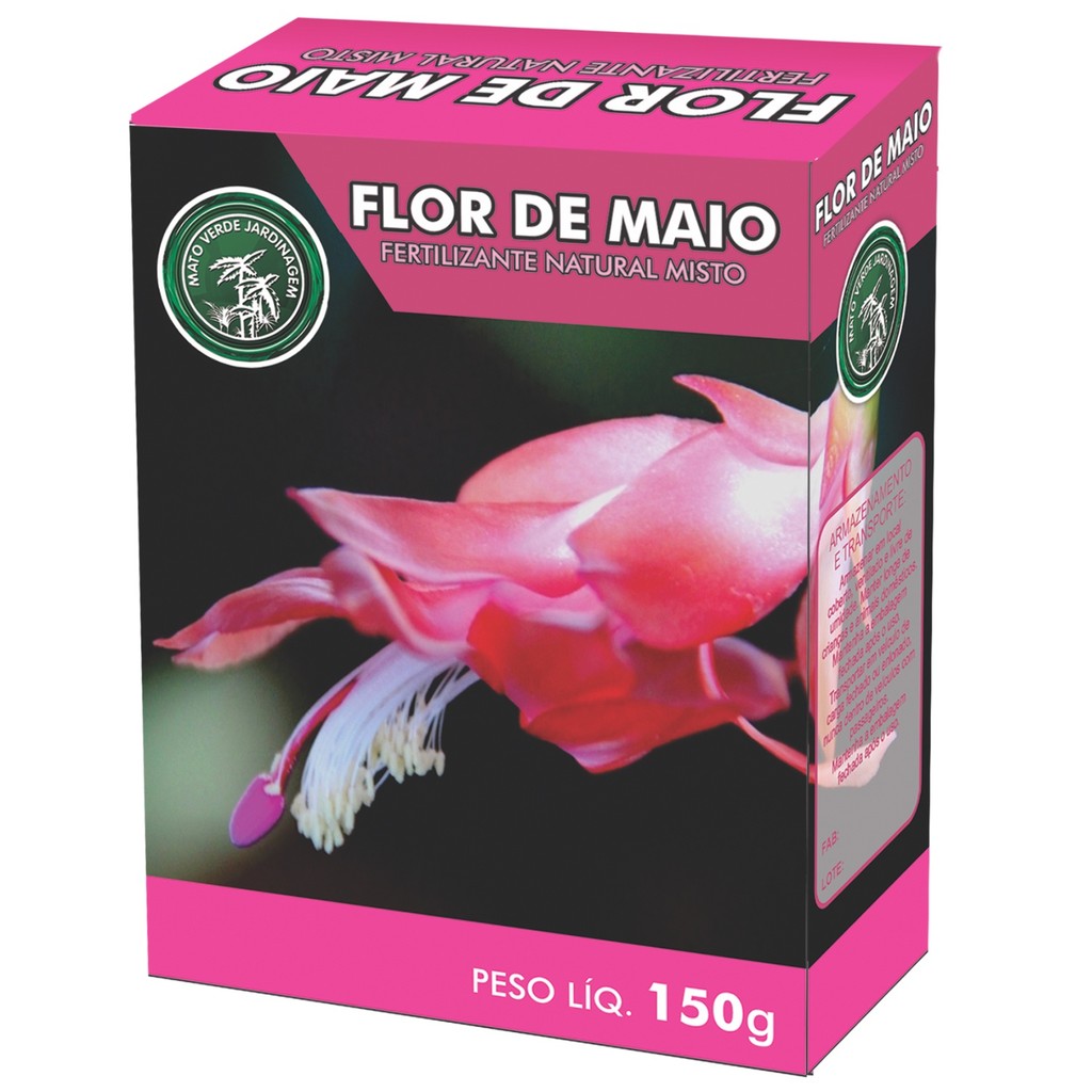 Fertilizante Flor De Maio 150G Adubo Mato Verde Ouro Verde em Oferta na Shopee
