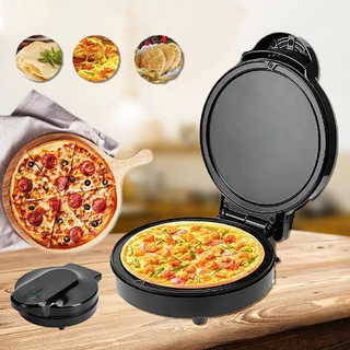 Mini Máquina de Pizza Elétrica 110v e 220vUltra potência de 1000w Fundo Antiaderente Envio Imediato