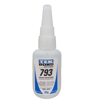 Cola Instantânea 793 20g Tek Bond Acrigel Postiça Antientupimento