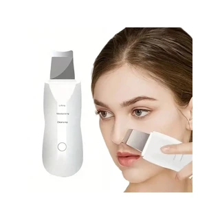 Espátula De Limpeza Facial De Pele Ultrassônica, Espátula De Pele Para Limpeza Facial Profunda, Removedor De Cravos E Limpeza De Poros, Ferramenta Para Cuidados Com A Pele Em Casa, Escola E Viagem