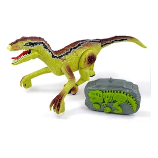 Dinossauro Rex Com Controle Remoto Anda Solta Fumaça Emite Som e Luz