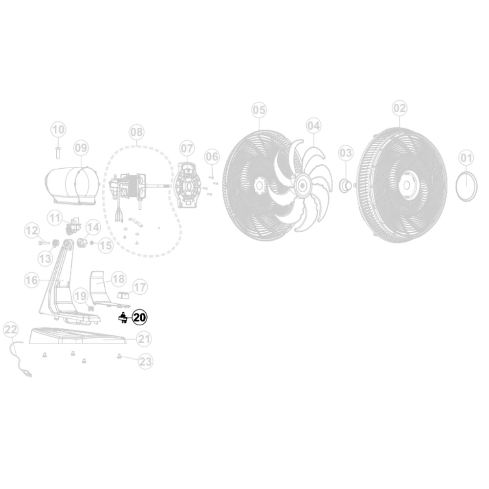 Interruptor Regulador para Ventilador WAP Flow Turbo FW009153