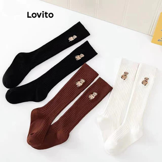 Lovito Meias fofas com padrão animal LNA78052