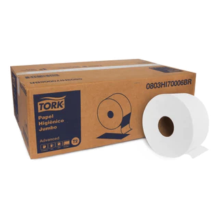 Papel Higiênico Rolão Folha Dupla Advanced 12x200m Tork em Oferta na Shopee