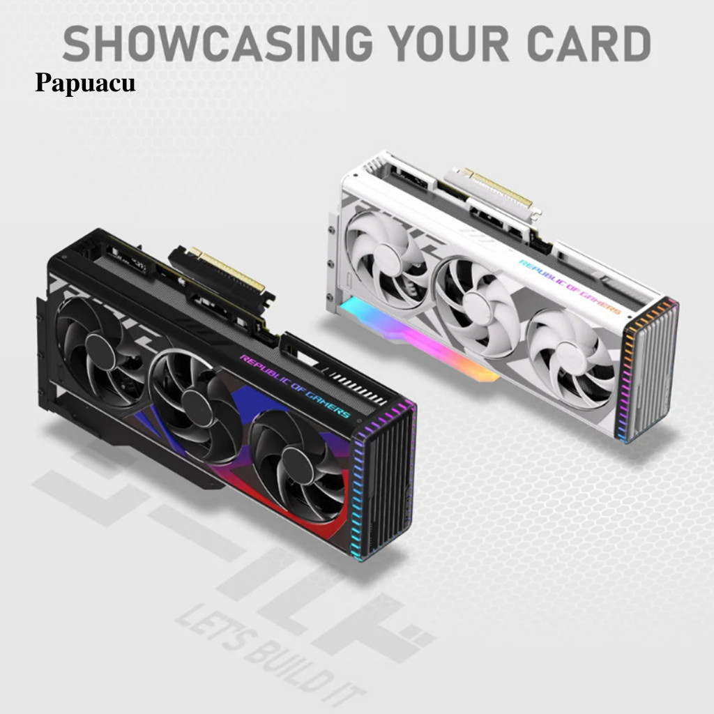 Graphics Card Holder Pcie Adapter Cable Pci-e 4.0 Vertical Gpu Bracket ...