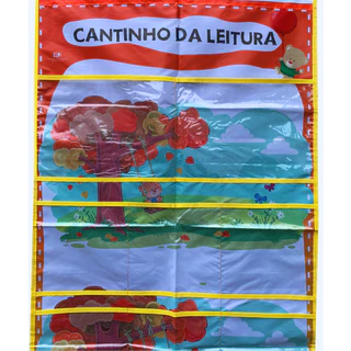 Painel Cantinho Da Leitura - Lona Plástica Reforçada