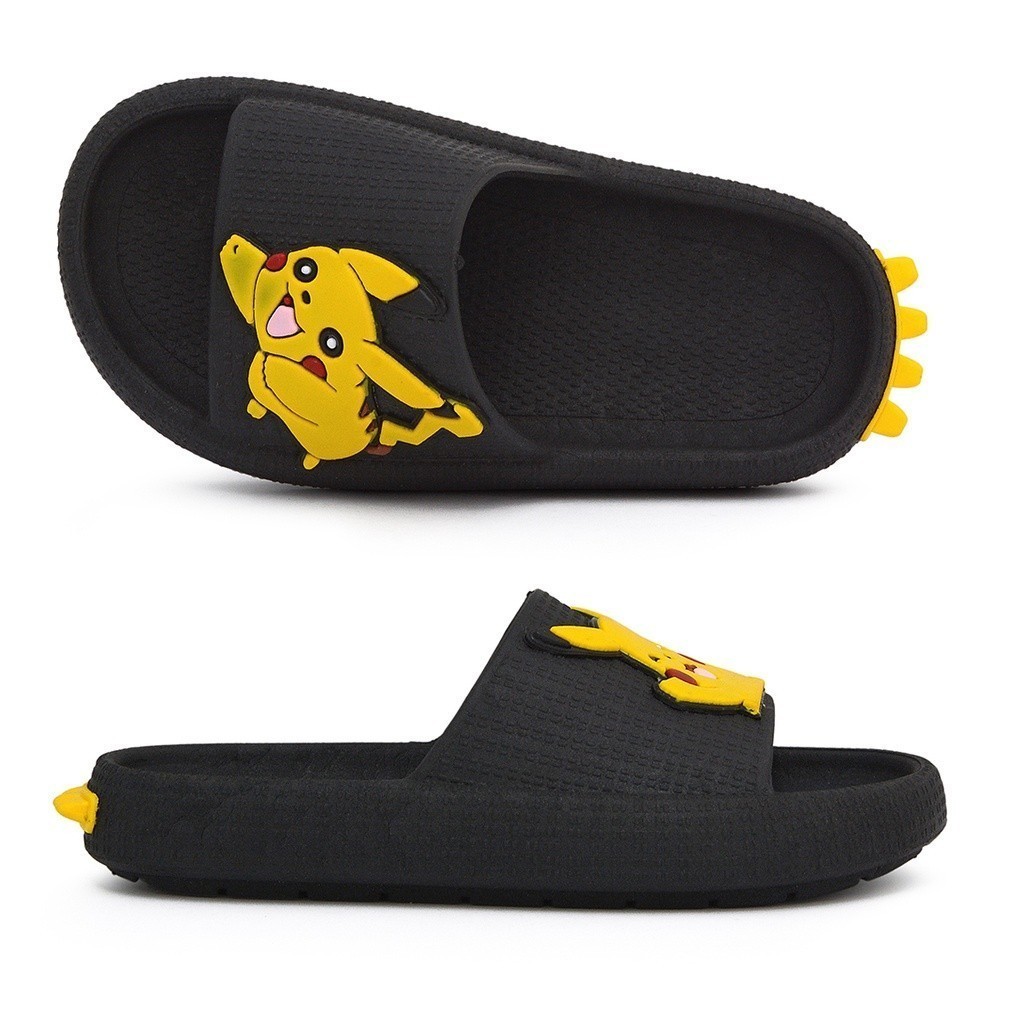Sandália Chinelo Infantil Pikachu Slide Nuvem Menino Menina | Shopee Brasil