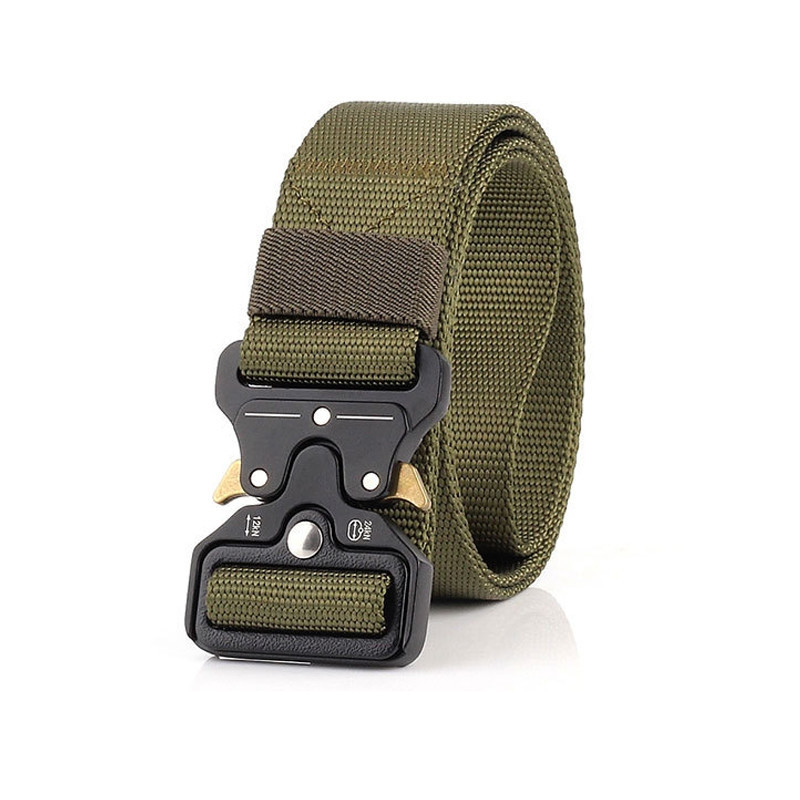 Cinto Militar Cores Com Fast Release Nylon - Verde