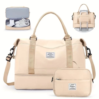 Bolsa Mala Para Viagem Academia Multifuncional De Grande Capacidade De Camada Dupla em Oferta na Shopee