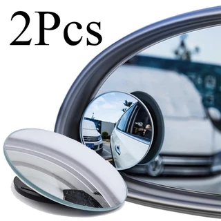 2 Peças Automóvel 360 Graus HD Espelho De Ponto Cego/Carro Ultra-Fino Grande Angular Redondo Retrovisor Acessórios Do