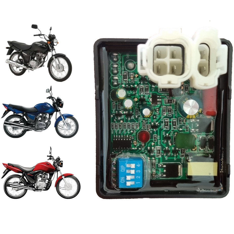 Cdi Racing Solid Programável 16 Modos 12.000rpm Cg 125/150 Bros 150 ...