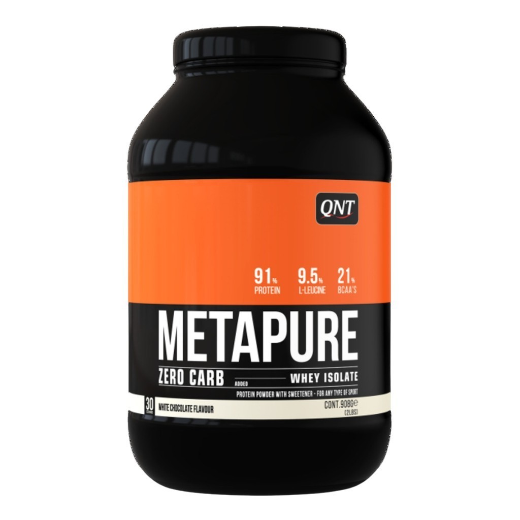 Metapure Whey Protein Iso Chocolate Branco 908g - Qnt | Shopee Brasil