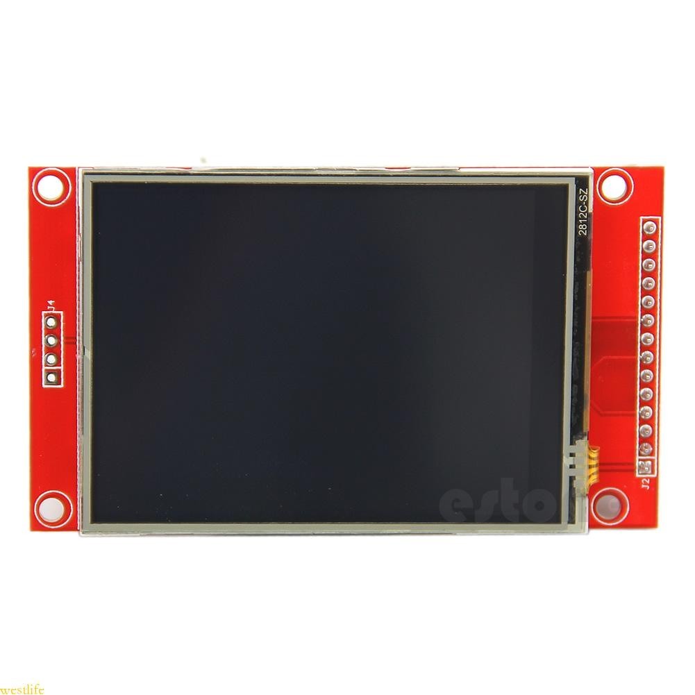 LCD 240x320 2 8 SPI TFT Para Painel Toque Módulo Serial + PCB ILI9341 5V
