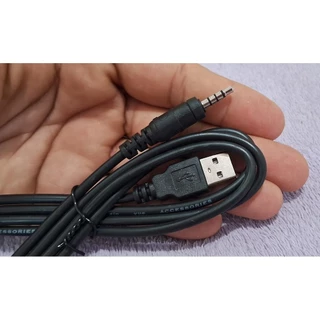 Cabo Adaptador P2 x USB Macho MP3 MP4 - Celular Som Automotivo - P2 USB