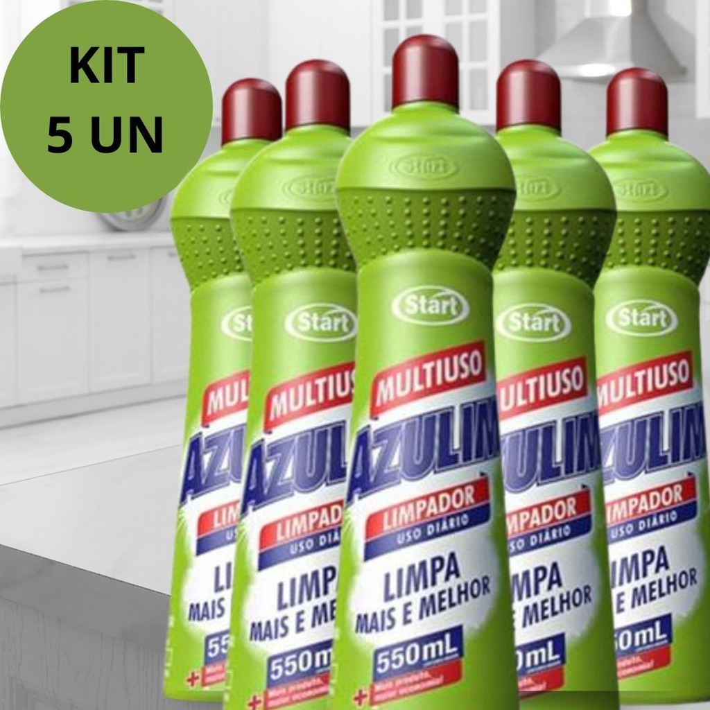 Kit 5 Multiuso com Incrivel Aroma de Limão Limpador Desengordurante ...
