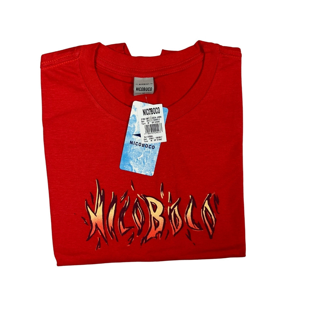 Camiseta Nicoboco Original Alta Qualidade Basica Jamal - Elegância E Conforto