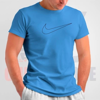 Camiseta Virgula Vazado Casual Camisa 100% Algodão