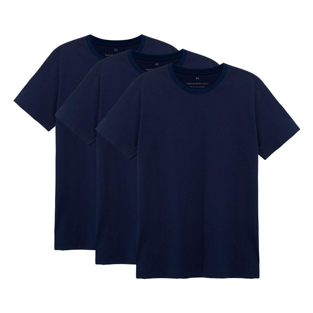 Kit 3 Tech T-Shirt Anti Odor