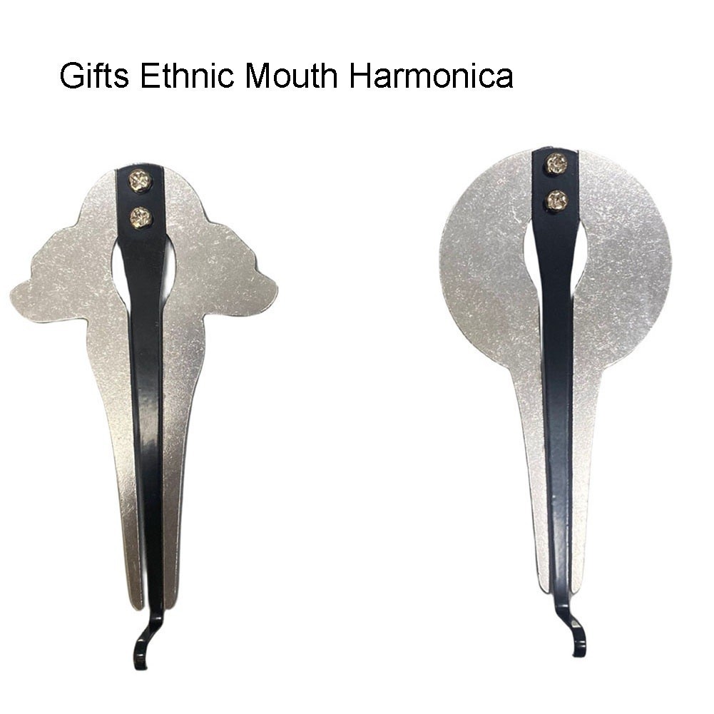 [HANSBR] Harpa De Mandíbula Portátil Judeus Boca Étnica Russa Musical Harmonica Iniciante Presente