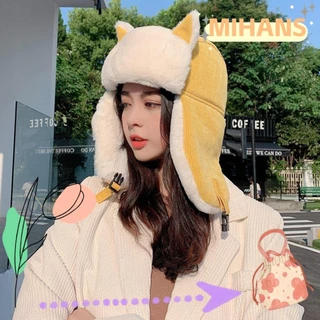 Chapéu De Bombardeiro MIHAN , Boné De Inverno Espesso De Pelúcia , Pele De Ushanka Quente Para Homens Mulheres