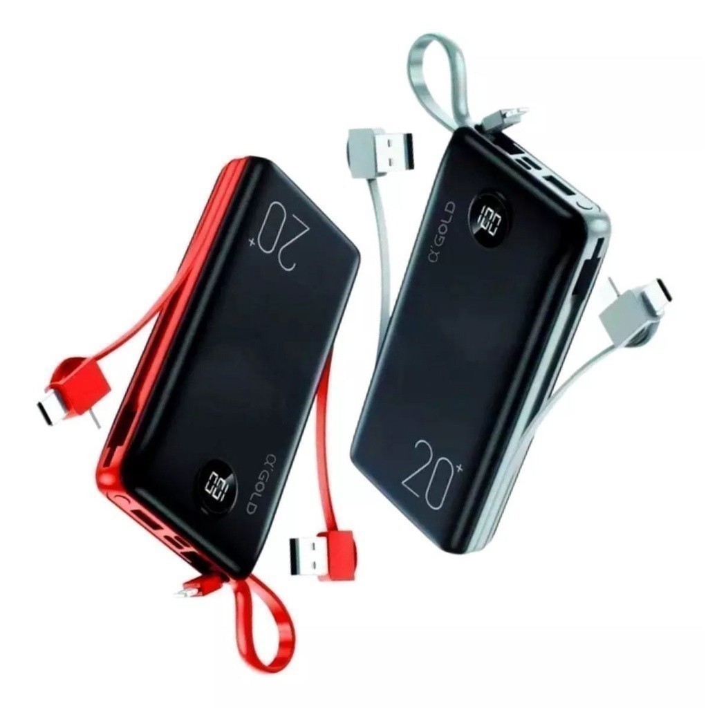 Carregador Portátil Bateria Power Bank 20000mah jorge