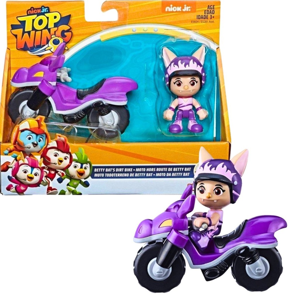 top-wing-moto-da-betty-bat-articulada-playskool-original-shopee-brasil