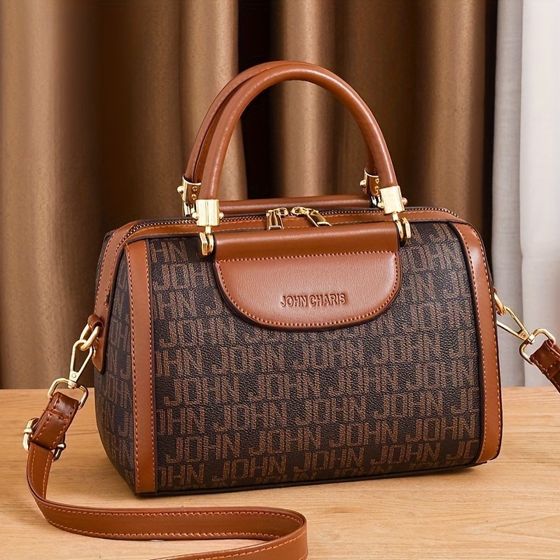 Bolsa para mulheres, Boston Tote, bolsa de ombro elegante com