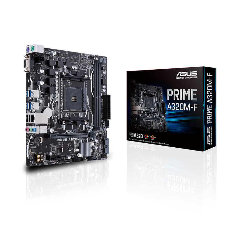 (Segunda Mão) Soquete Da Placa-Mãe ASUS PRIME A320M-F AM4 2xDDR4 DIMM ...