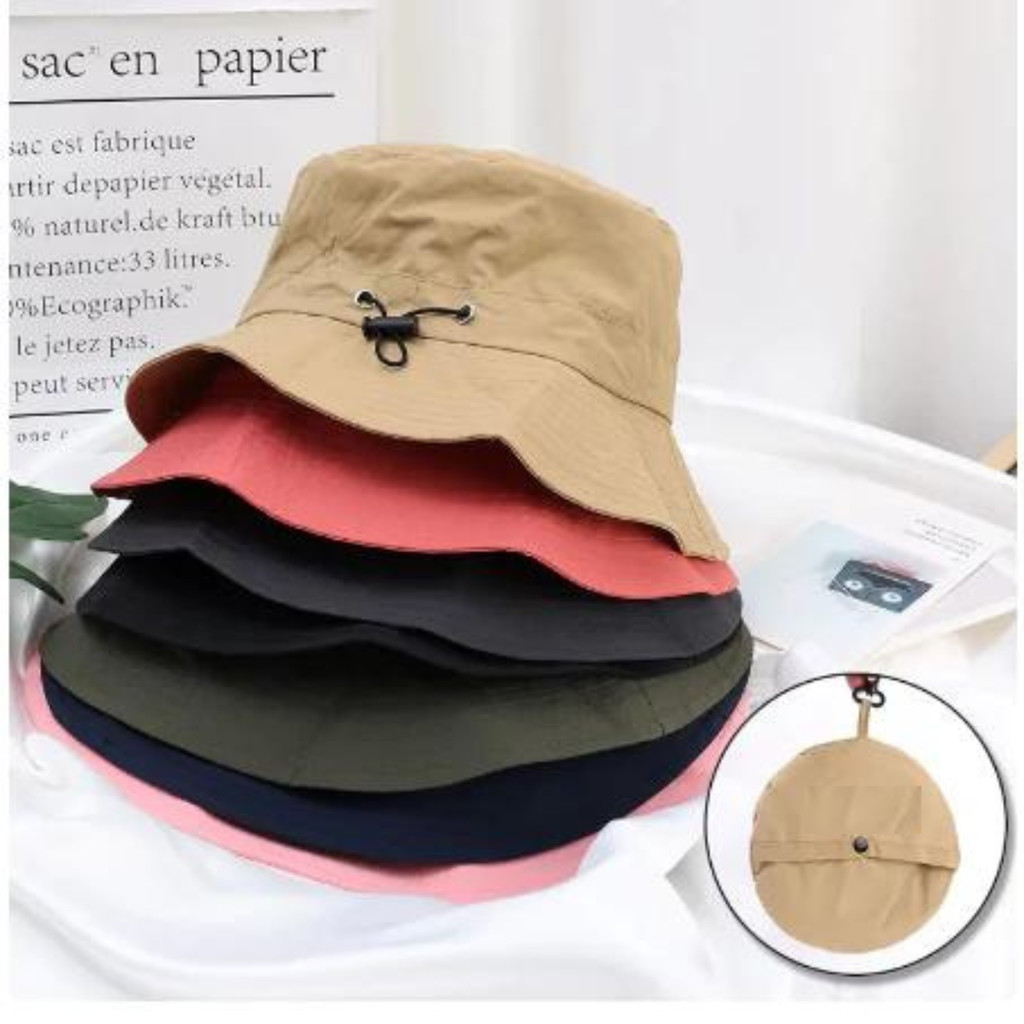 Chapéu Australiano Liso Pescador Camping Trilha Bucket