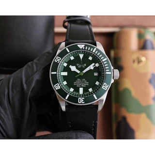 Tudor Pelagos 42MM Vitality Green Dial Cerâmica Anel Externo Calendário Relógio Masculino , LQ3Retro Comfort Clássico Pu