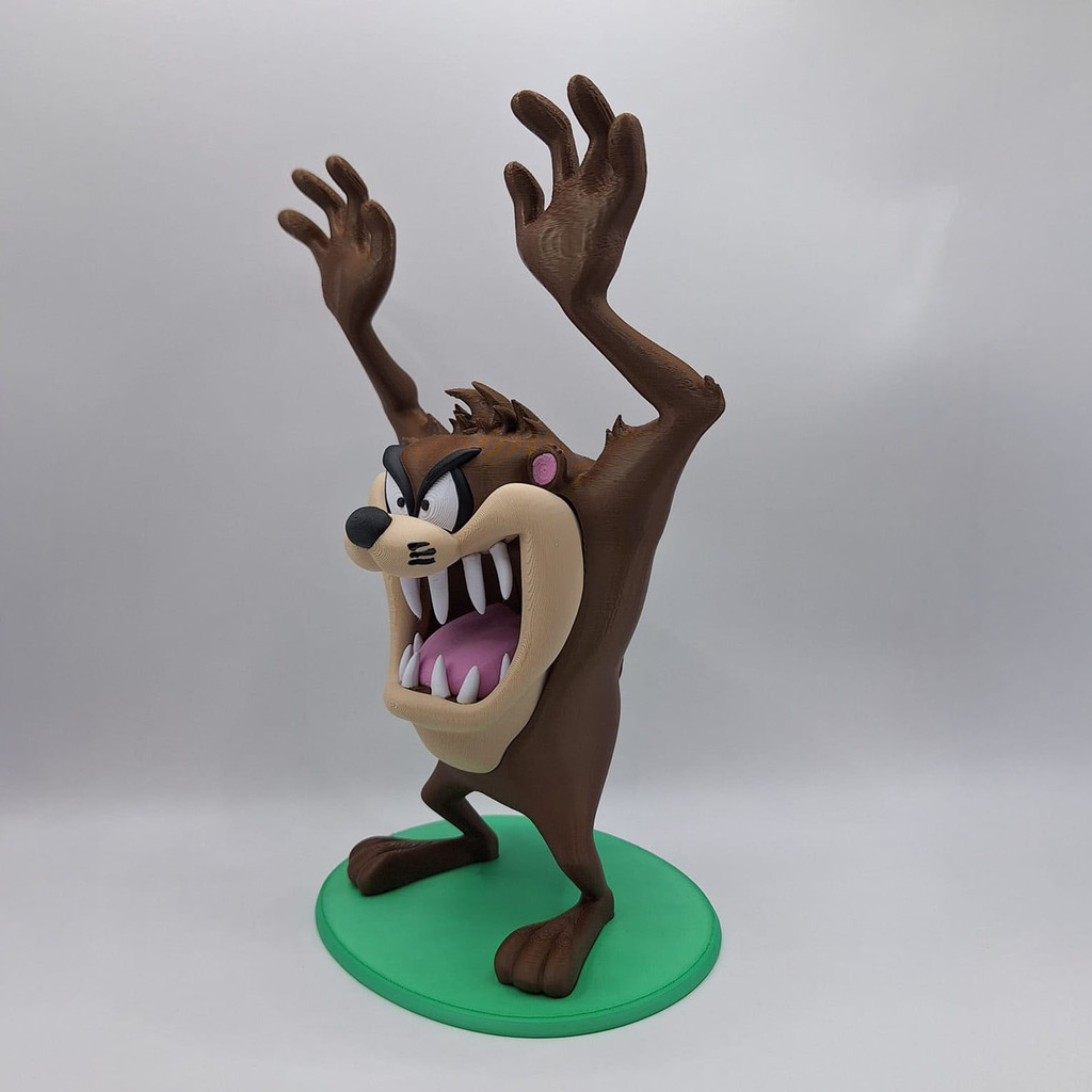 Boneco Action Figure Taz Mania Looney Tunes 23 Cm Diabo V1