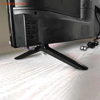 [baipestonwe] 1 Par Base De Televisão Mesa Suporte Pernas Pedestal Substituição Montagem Perna De Plástico Pés Universal