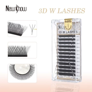 NewShow Cílios W Original com Selo Fio W/ 3 D W LASHES 0.07D/Extensão de Cilios Alongamento 3 D W em Oferta na Shopee