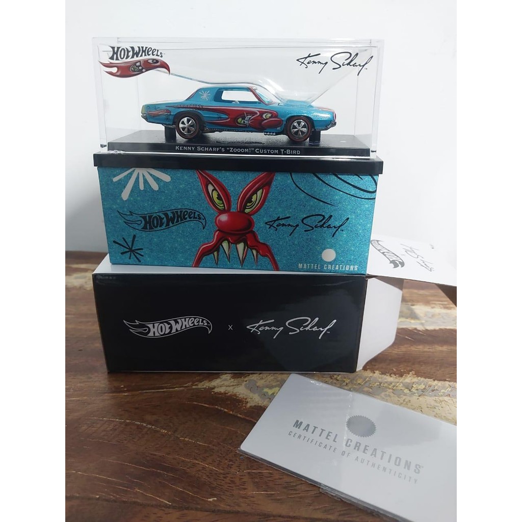 ミニカー Hot Wheels x Kenny Scharf Custom T-Bird Hot Wheels x Kenny Scharf Custom T-Bird | Shopee Brasil
