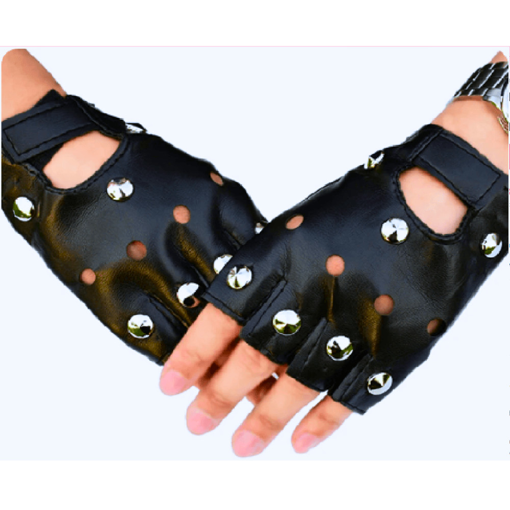 Luva Punk tamanho único para um visual diferenciado - Preta | Shopee Brasil