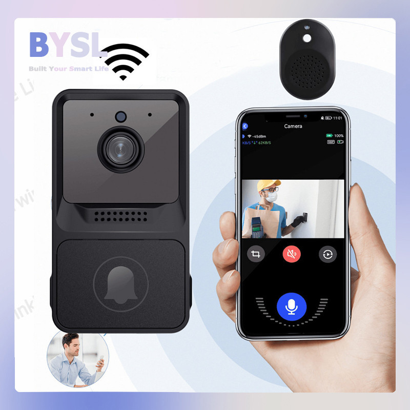 D9 Wifi Toque Campainha Interfone Câmera Áudio Sem Fio À Prova D'água