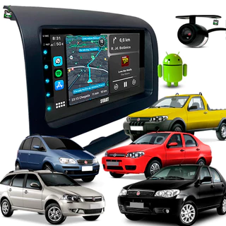Kit Multimidia Android 7 Pol Siena 04 05 06 07 08 09 10 2011