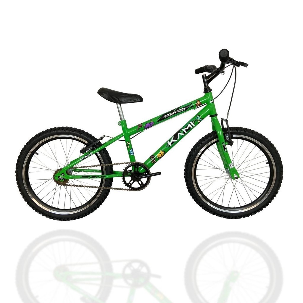 Bicicleta Infantil Aro 20 Mtb Kami Dino Criança 6 a 10 Anos | Shopee Brasil