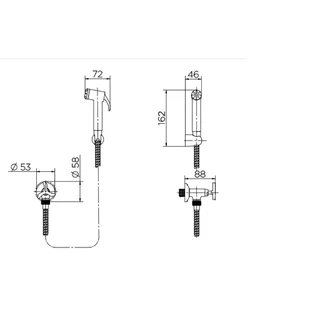Ducha Higienica com Registro E Gatilho - Linha Nova Pertutti Docol em Oferta na Shopee